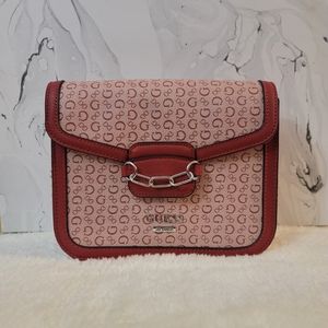 Women's Red Kaito Logo Flap Crossbody